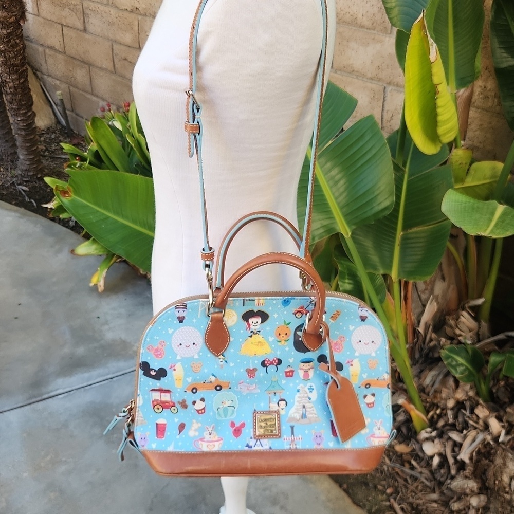 Disney Dooney & Bourke Jerrod Maruyama satchel purse Park Icons